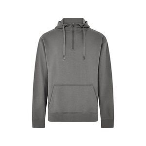Kustom Kit Mens Quarter Zip Regular Hoodie / Dark Grey